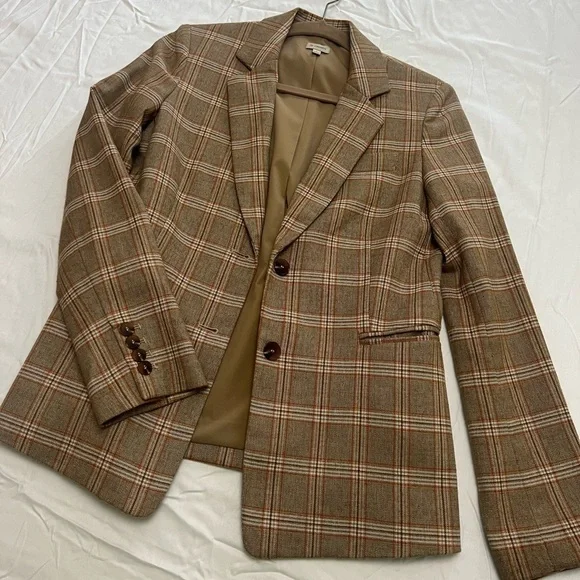Daniel Cremieux plaid brown Blazer - Picture 1 of 7